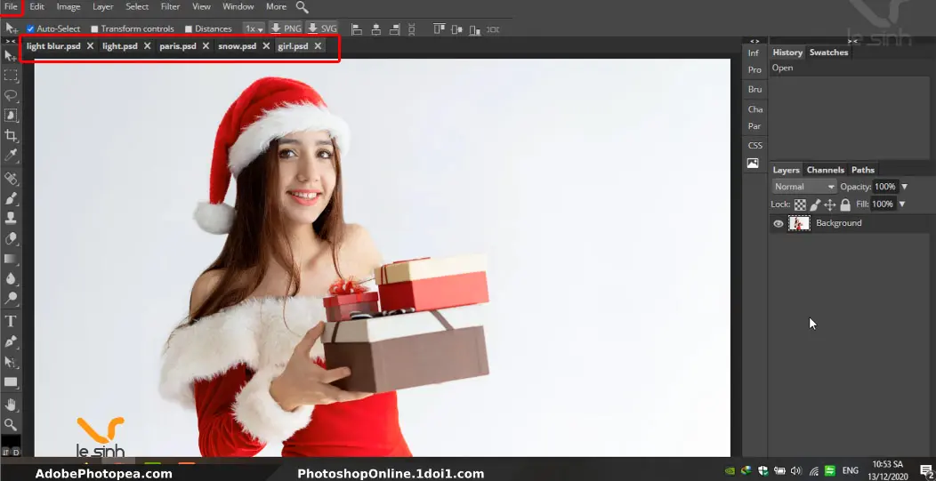 mo san file can ghep Hướng dẫn ghép ảnh bằng photoshop vào cảnh #11