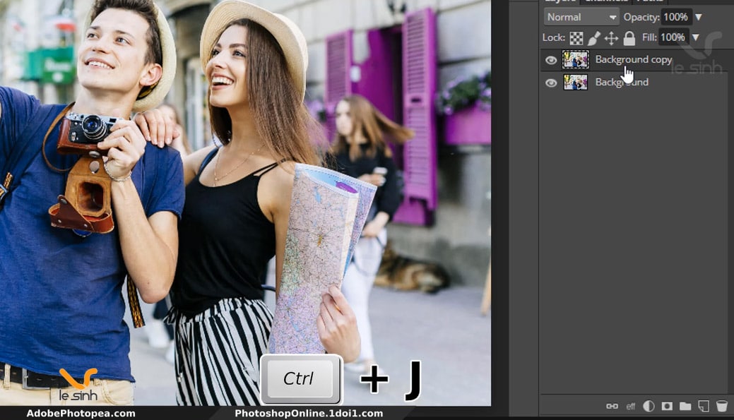 nhan doi layer goc Xóa đối tượng trong photoshop online dễ nhất #12