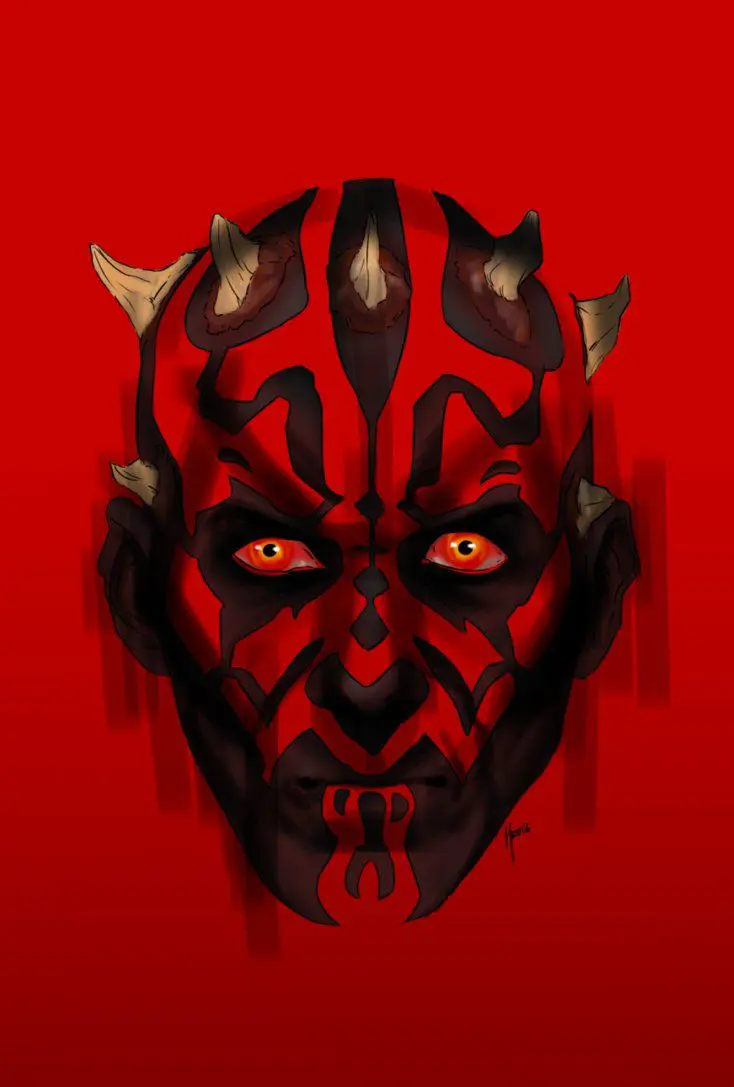 Darth Maul Chèn chữ vào ảnh bằng photoshop online #13