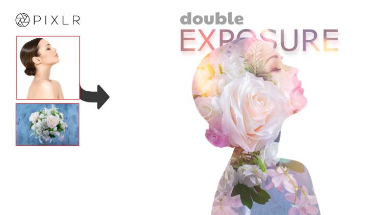 Hiệu ứng double exposure bằng pixlr